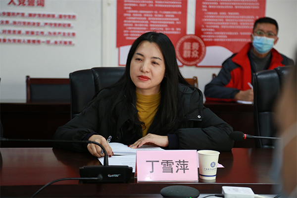 丁雪萍院長(zhǎng)結(jié)合我校職業(yè)技能培訓(xùn)優(yōu)勢(shì)